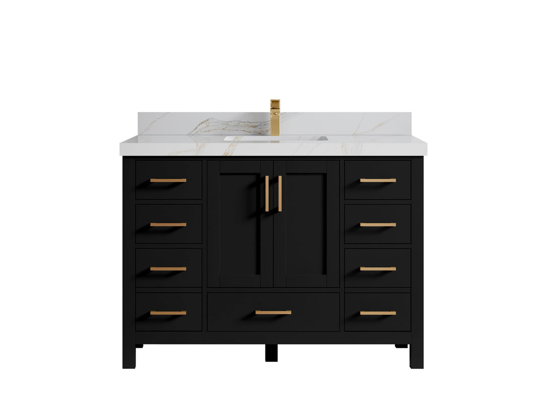 Malibu 48 in. W x 22 in. D Single Sink Bathroom Vanity - Willow Bath and Vanity