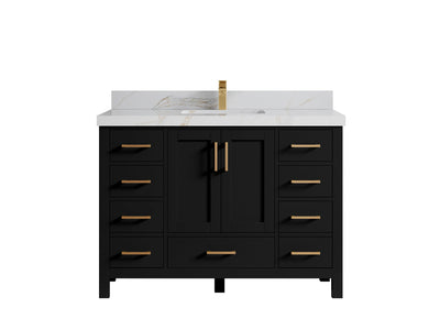 Malibu 48 in. W x 22 in. D Single Sink Bathroom Vanity - Willow Bath and Vanity