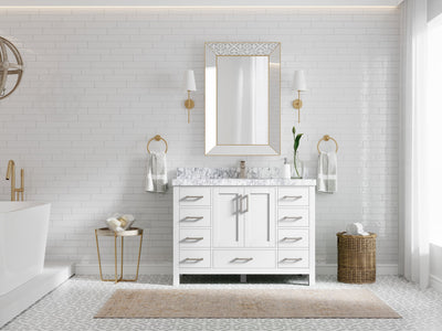 Malibu 48 in. W x 22 in. D Single Sink Bathroom Vanity - Willow Bath and Vanity