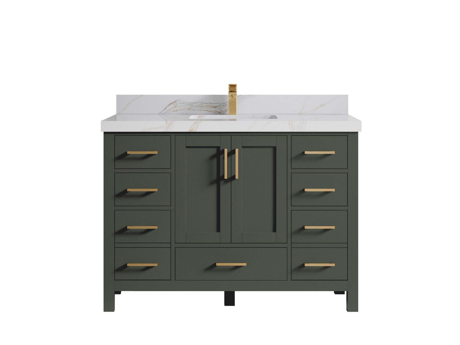 Malibu 48 in. W x 22 in. D Single Sink Bathroom Vanity - Willow Bath and Vanity