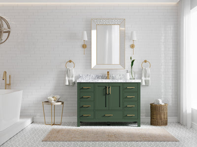 Malibu 48 in. W x 22 in. D Single Sink Bathroom Vanity - Willow Bath and Vanity