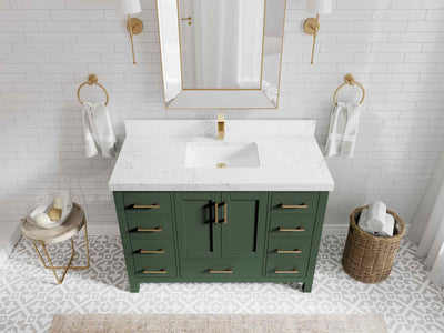 Malibu 48 in. W x 22 in. D Single Sink Bathroom Vanity - Willow Bath and Vanity