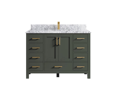 Malibu 48 in. W x 22 in. D Single Sink Bathroom Vanity - Willow Bath and Vanity