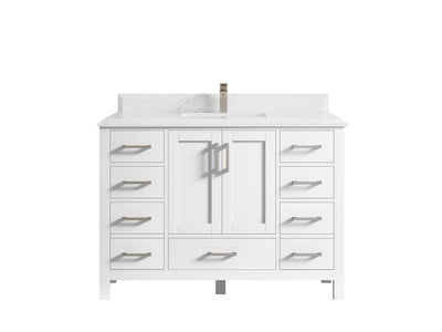 Malibu 48 in. W x 22 in. D Single Sink Bathroom Vanity - Willow Bath and Vanity