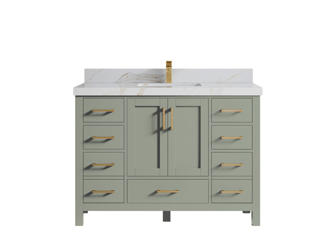 Malibu 48 in. W x 22 in. D Single Sink Bathroom Vanity - Willow Bath and Vanity