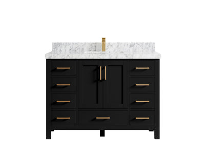 Malibu 48 in. W x 22 in. D Single Sink Bathroom Vanity - Willow Bath and Vanity