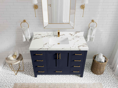 Malibu 48 in. W x 22 in. D Single Sink Bathroom Vanity - Willow Bath and Vanity