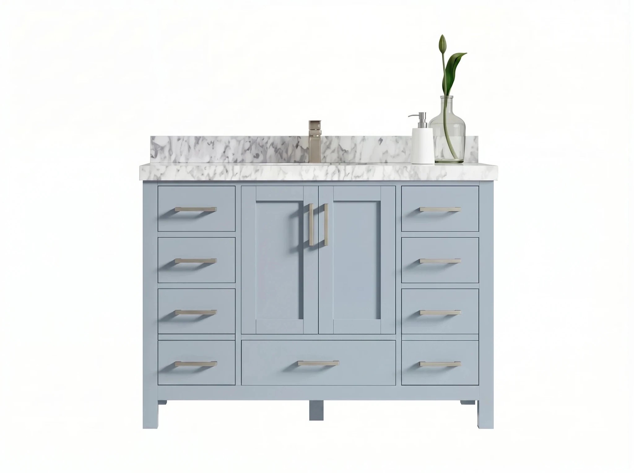 Malibu 48 in. W x 22 in. D Single Sink Bathroom Vanity - Willow Bath and Vanity