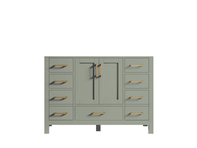 Malibu 48 in. W x 22 in. D Single Sink Bathroom Vanity - Willow Bath and Vanity