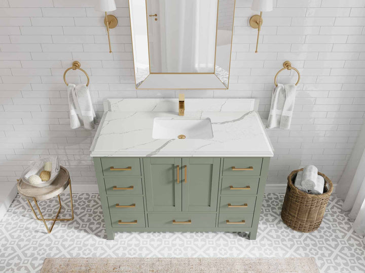 Malibu 48 in. W x 22 in. D Single Sink Bathroom Vanity - photo 25