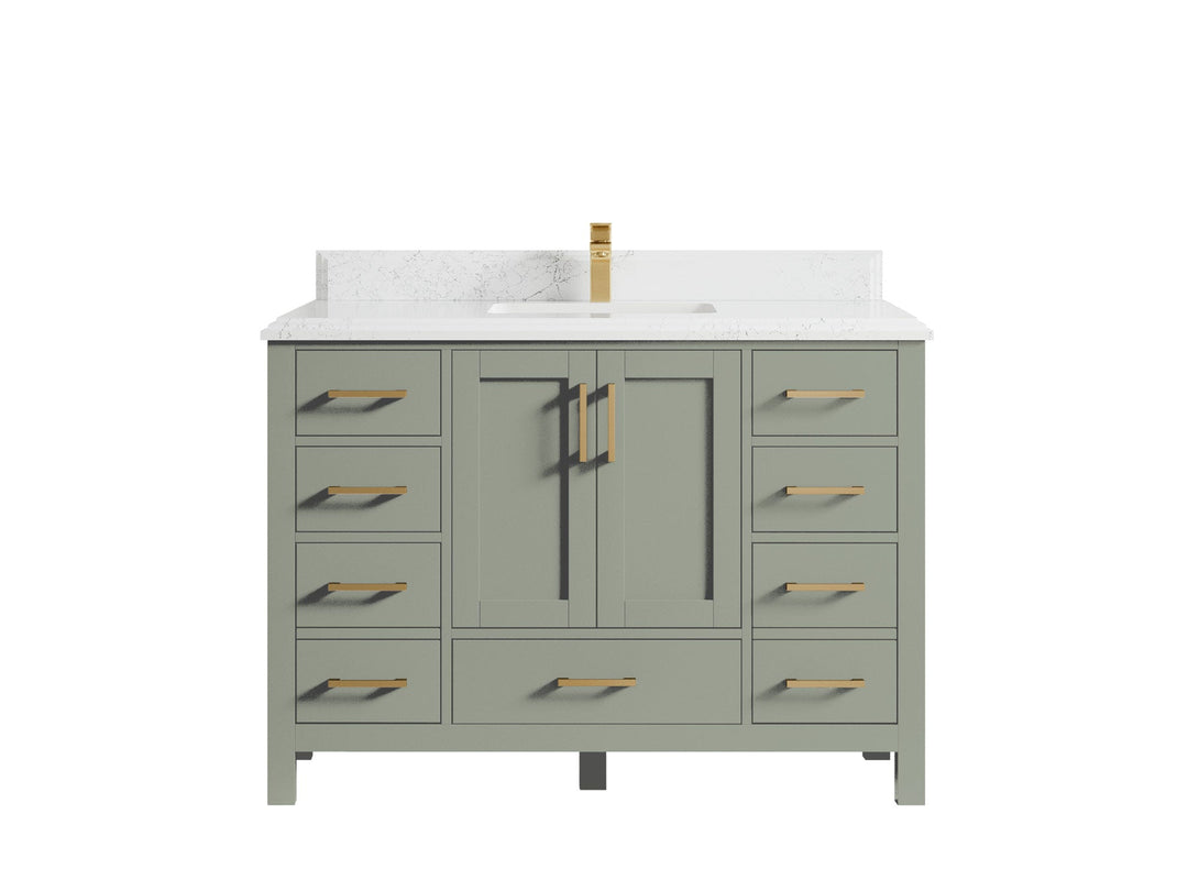 Malibu 48 in. W x 22 in. D Single Sink Bathroom Vanity - Willow Bath and Vanity