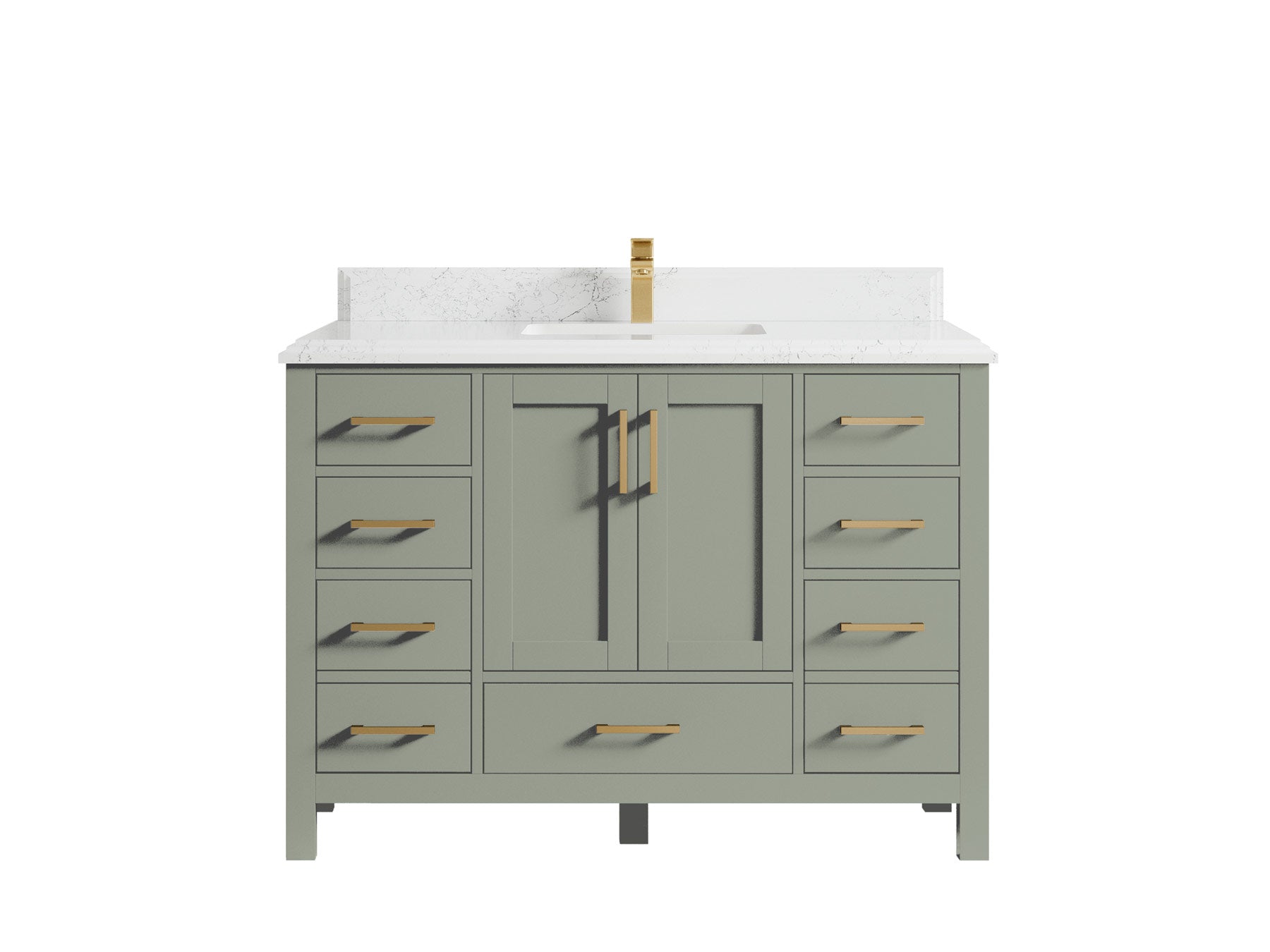 Malibu 48 in. W x 22 in. D Single Sink Bathroom Vanity - Willow Bath and Vanity