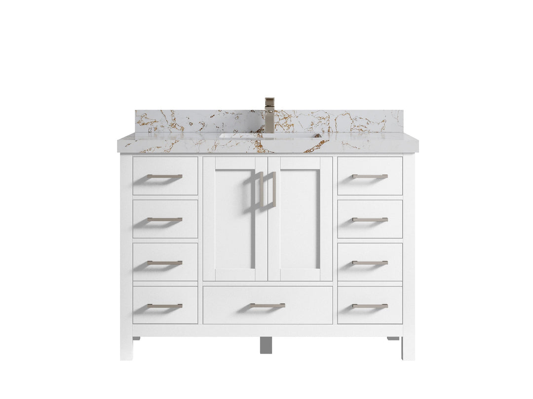 Malibu 48 in. W x 22 in. D Single Sink Bathroom Vanity - Willow Bath and Vanity