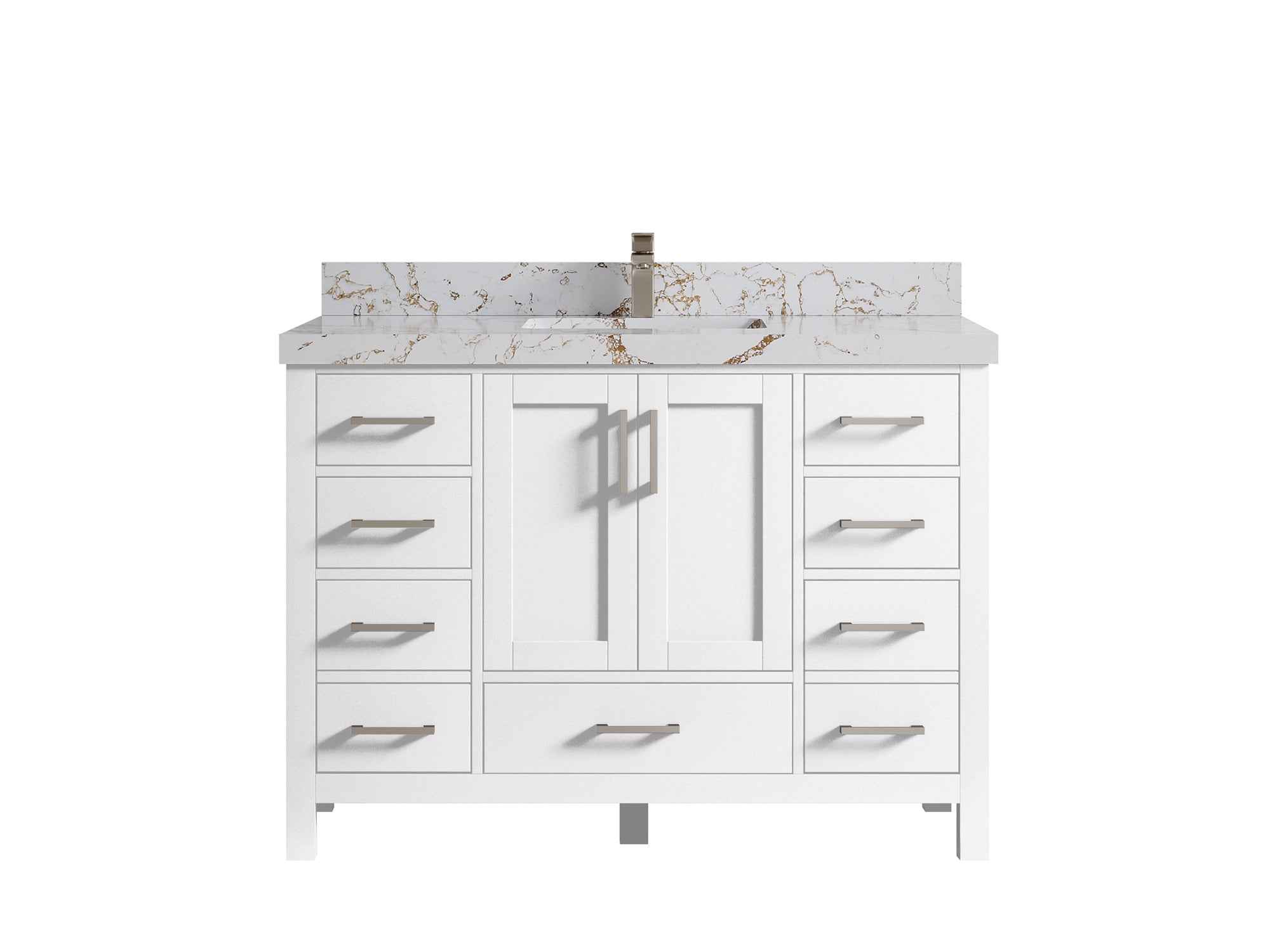 Malibu 48 in. W x 22 in. D Single Sink Bathroom Vanity - Willow Bath and Vanity