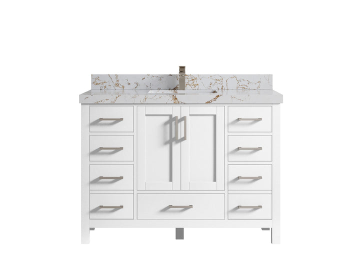 Malibu 48 in. W x 22 in. D Single Sink Bathroom Vanity - photo 39