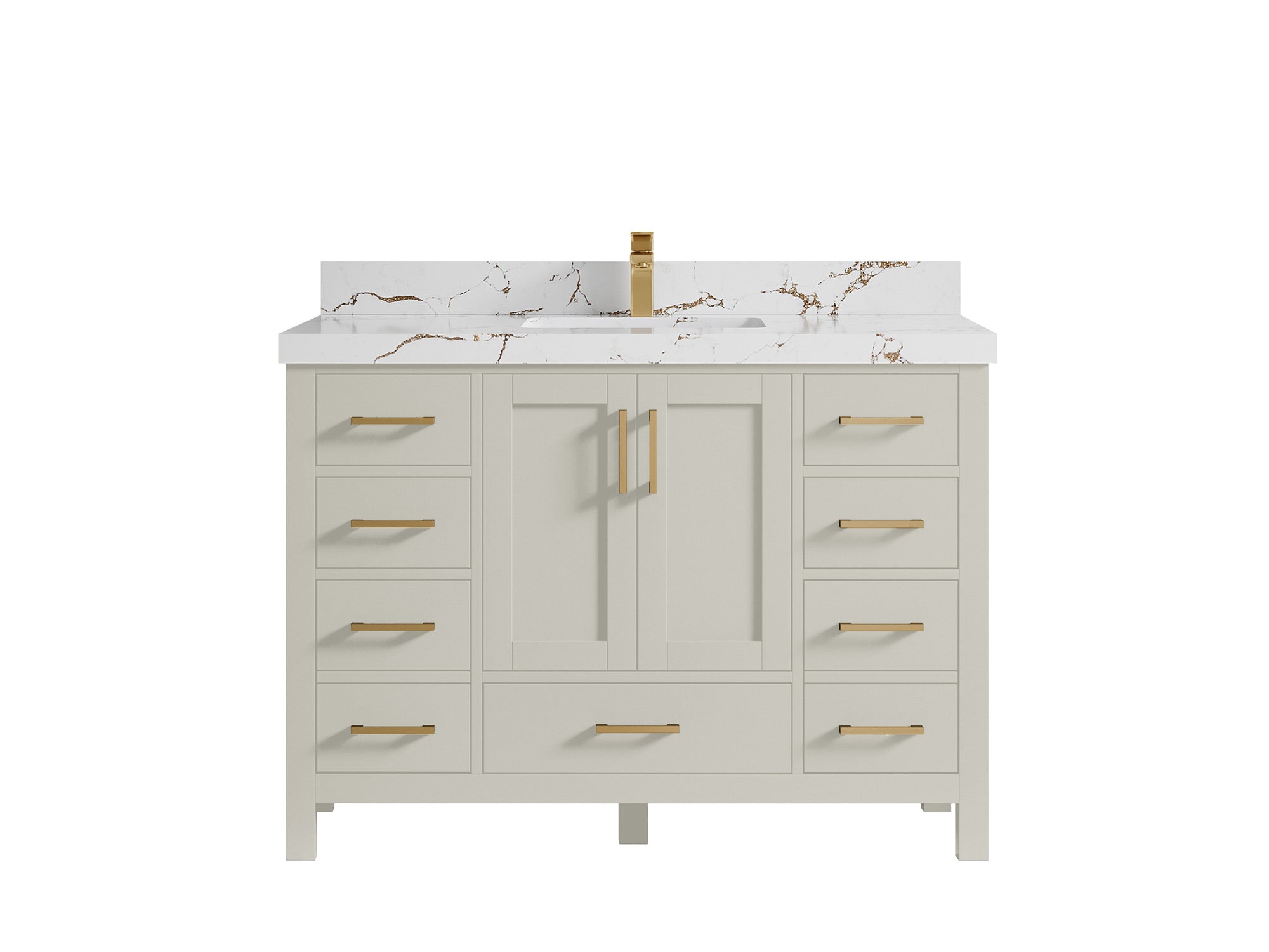Malibu 48 in. W x 22 in. D Single Sink Bathroom Vanity - Willow Bath and Vanity