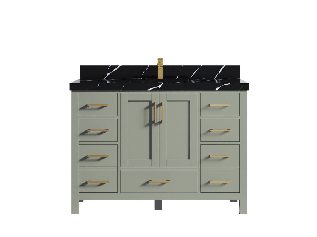 Malibu 48 in. W x 22 in. D Single Sink Bathroom Vanity - Willow Bath and Vanity