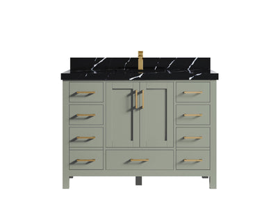 Malibu 48 in. W x 22 in. D Single Sink Bathroom Vanity - Willow Bath and Vanity
