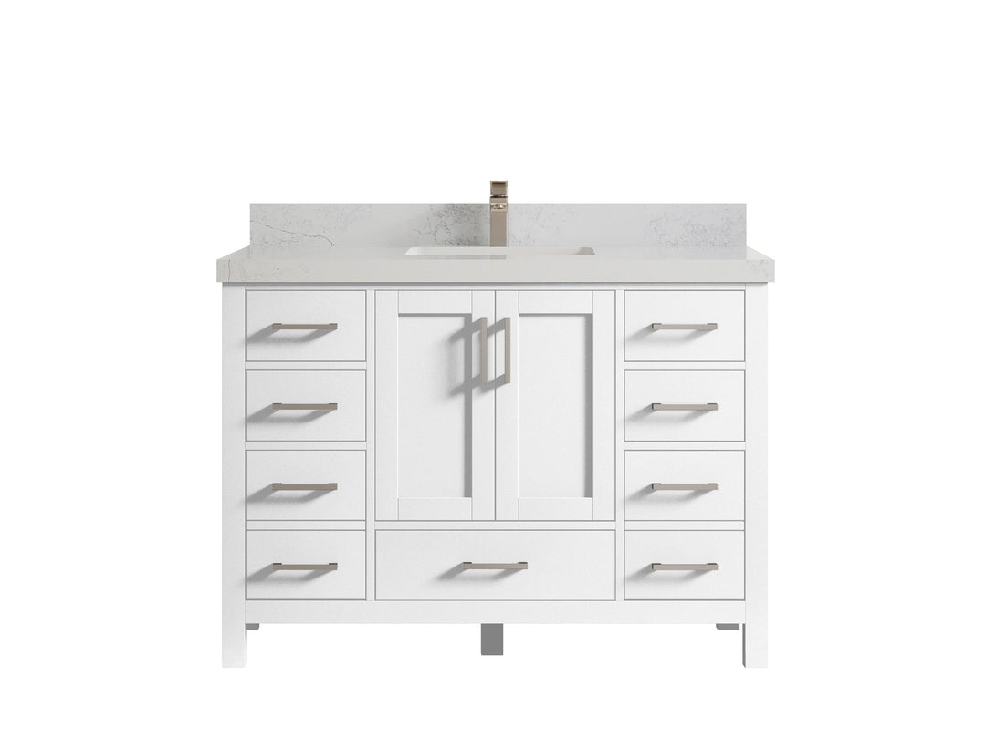 Malibu 48 in. W x 22 in. D Single Sink Bathroom Vanity - Willow Bath and Vanity