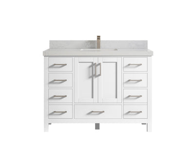 Malibu 48 in. W x 22 in. D Single Sink Bathroom Vanity - Willow Bath and Vanity