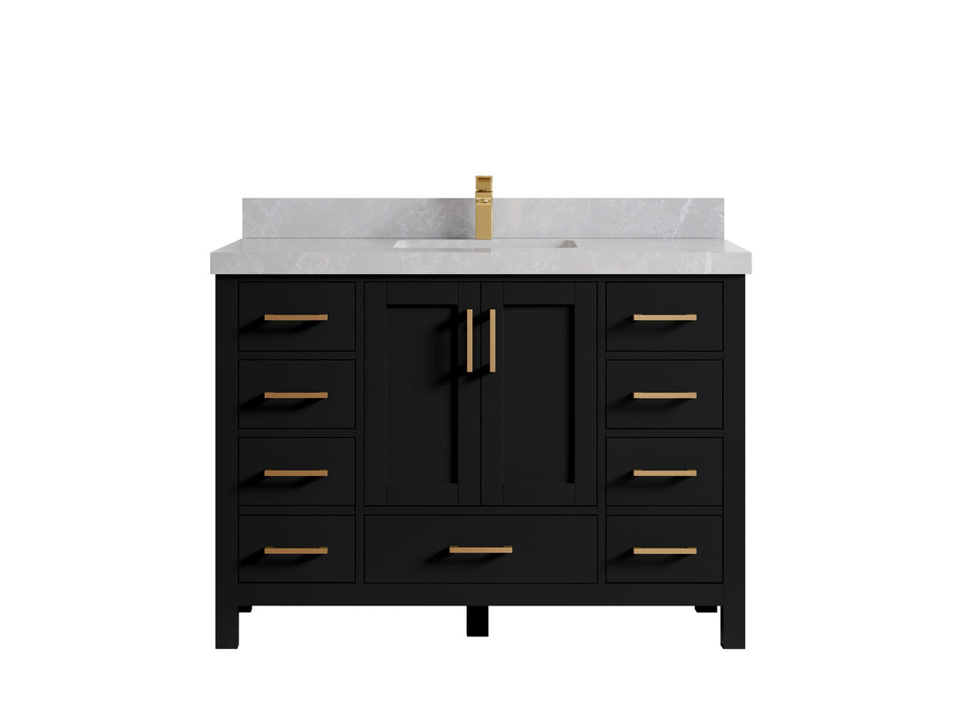 Malibu 48 in. W x 22 in. D Single Sink Bathroom Vanity - Willow Bath and Vanity