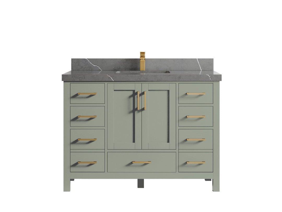 Malibu 48 in. W x 22 in. D Single Sink Bathroom Vanity - Willow Bath and Vanity