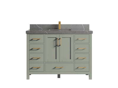 Malibu 48 in. W x 22 in. D Single Sink Bathroom Vanity - Willow Bath and Vanity