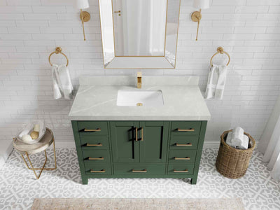 Malibu 48 in. W x 22 in. D Single Sink Bathroom Vanity - Willow Bath and Vanity