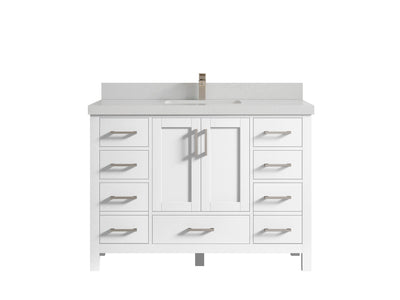 Malibu 48 in. W x 22 in. D Single Sink Bathroom Vanity - Willow Bath and Vanity