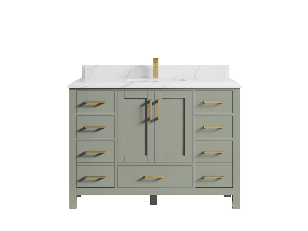 Malibu 48 in. W x 22 in. D Single Sink Bathroom Vanity - Willow Bath and Vanity