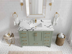 Malibu 48 in. W x 22 in. D Single Sink Bathroom Vanity - photo 41