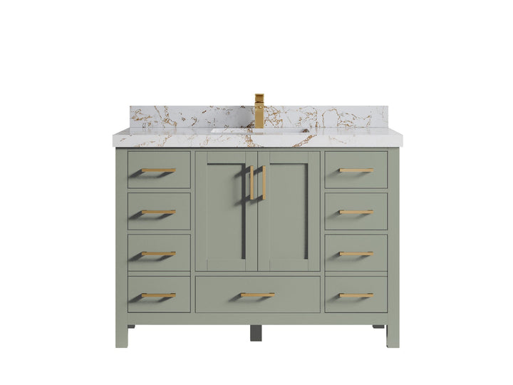 Malibu 48 in. W x 22 in. D Single Sink Bathroom Vanity - photo 40