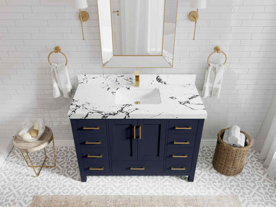 Malibu 48 in. W x 22 in. D Single Sink Bathroom Vanity - Willow Bath and Vanity