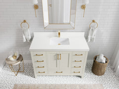 Malibu 48 in. W x 22 in. D Single Sink Bathroom Vanity - photo 42