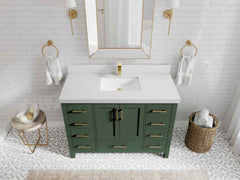 Malibu 48 in. W x 22 in. D Single Sink Bathroom Vanity - photo 12