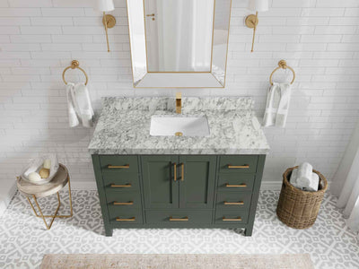 Malibu 48 in. W x 22 in. D Single Sink Bathroom Vanity - Willow Bath and Vanity