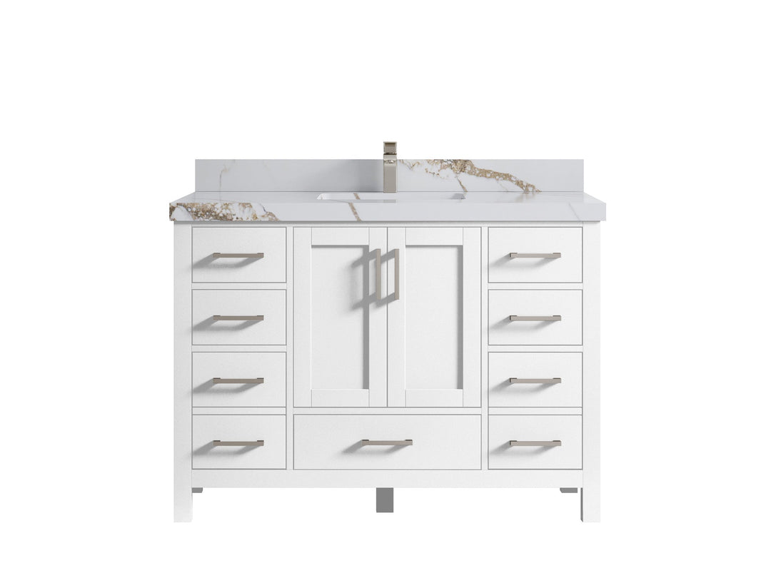 Malibu 48 in. W x 22 in. D Single Sink Bathroom Vanity - Willow Bath and Vanity