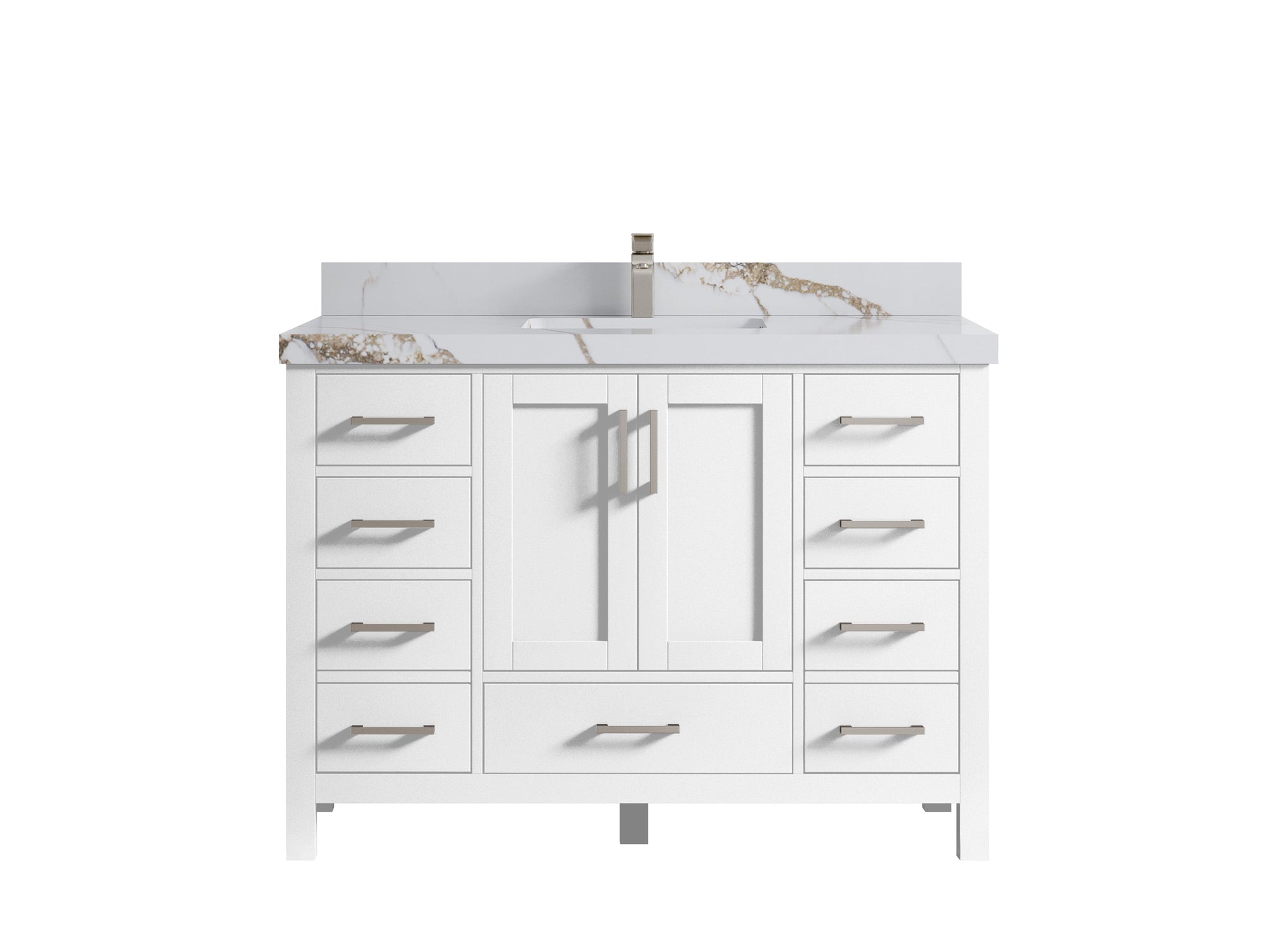 Malibu 48 in. W x 22 in. D Single Sink Bathroom Vanity - Willow Bath and Vanity