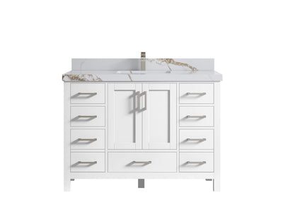 Malibu 48 in. W x 22 in. D Single Sink Bathroom Vanity - Willow Bath and Vanity