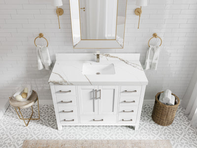 Malibu 48 in. W x 22 in. D Single Sink Bathroom Vanity - Willow Bath and Vanity