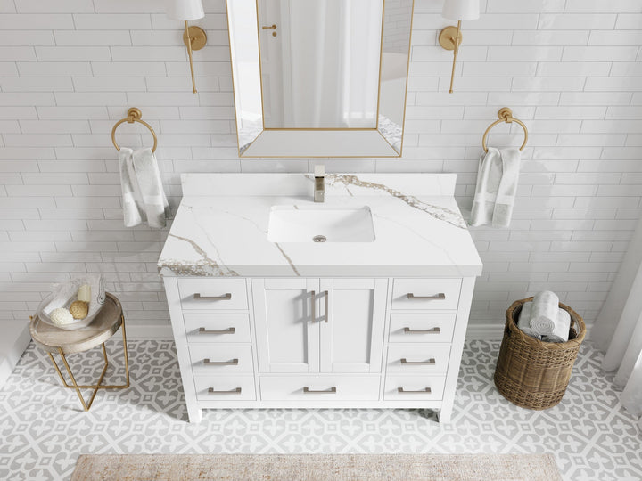 Malibu 48 in. W x 22 in. D Single Sink Bathroom Vanity - photo 14
