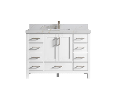 Malibu 48 in. W x 22 in. D Single Sink Bathroom Vanity - Willow Bath and Vanity