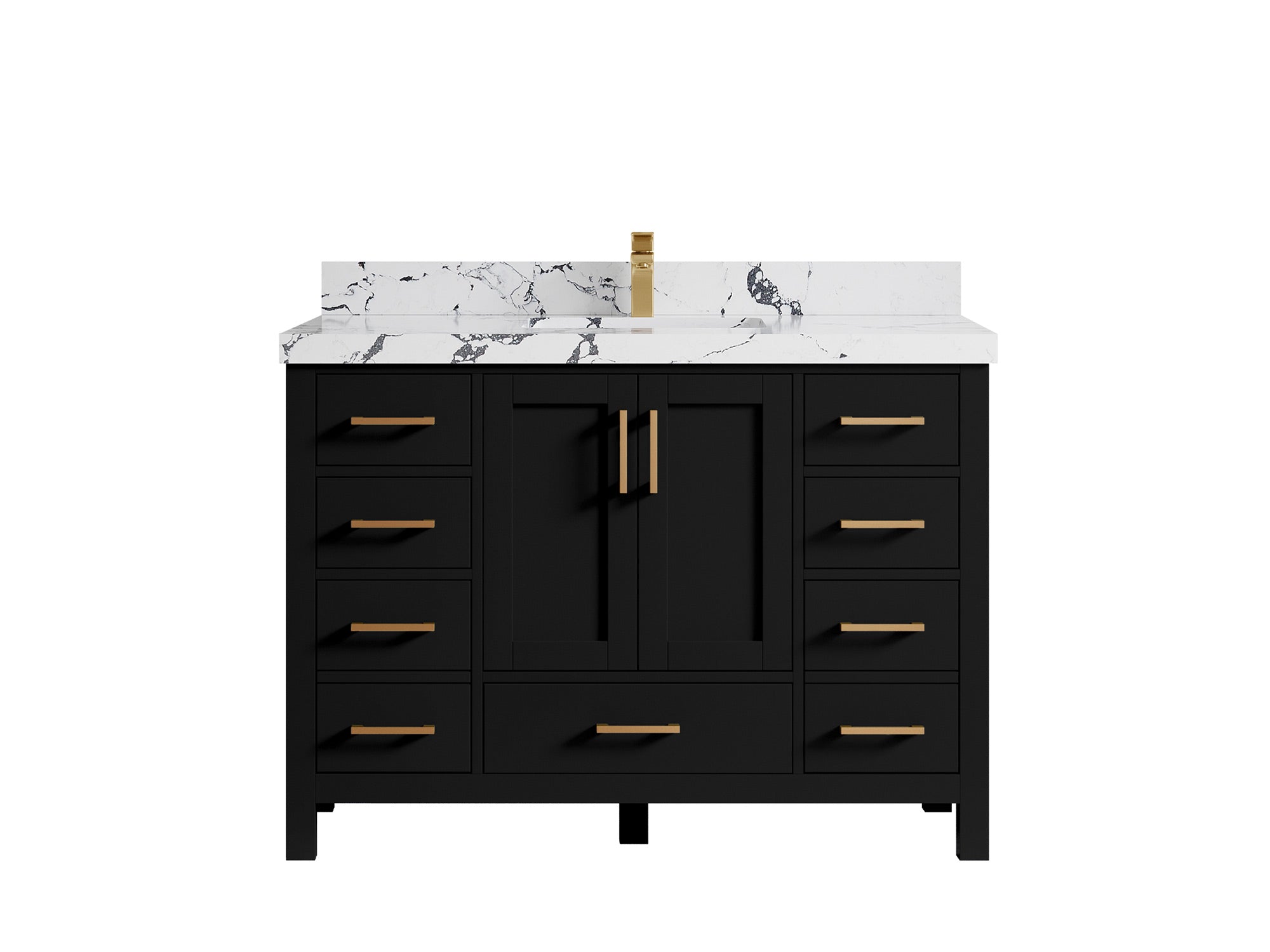 Malibu 48 in. W x 22 in. D Single Sink Bathroom Vanity - Willow Bath and Vanity