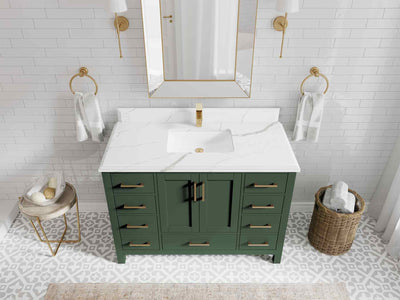 Malibu 48 in. W x 22 in. D Single Sink Bathroom Vanity - Willow Bath and Vanity
