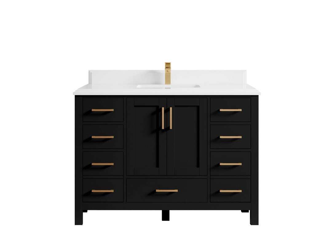 Malibu 48 in. W x 22 in. D Single Sink Bathroom Vanity - Willow Bath and Vanity