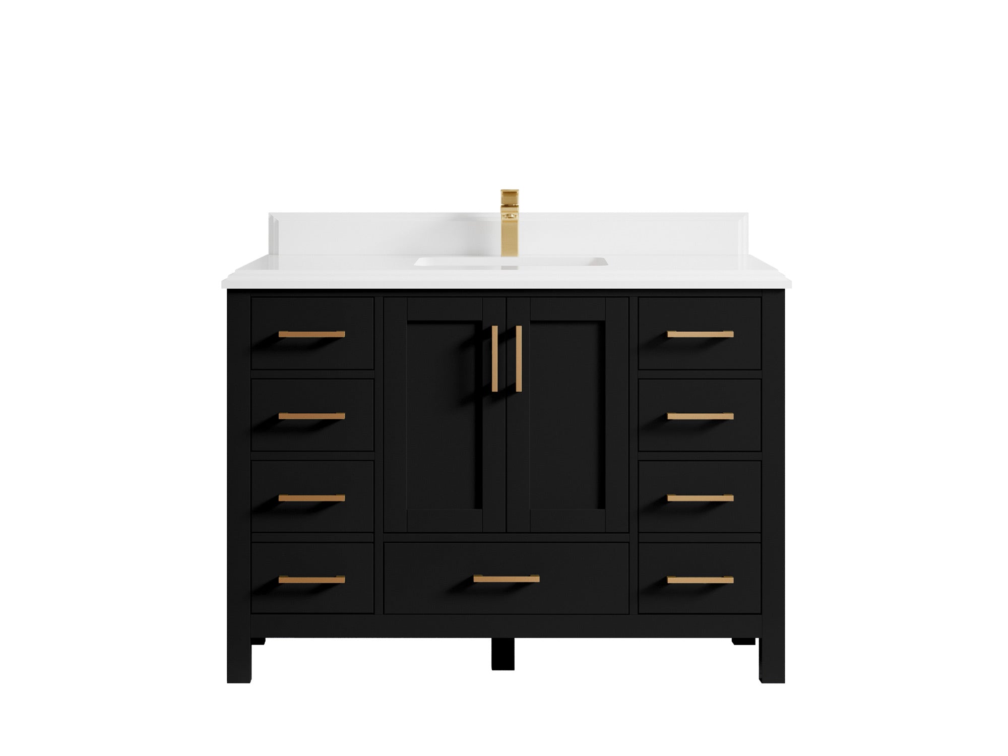 Malibu 48 in. W x 22 in. D Single Sink Bathroom Vanity - Willow Bath and Vanity