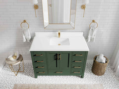 Malibu 48 in. W x 22 in. D Single Sink Bathroom Vanity - photo 28