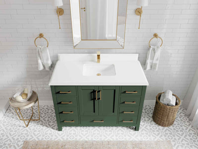 Malibu 48 in. W x 22 in. D Single Sink Bathroom Vanity - Willow Bath and Vanity