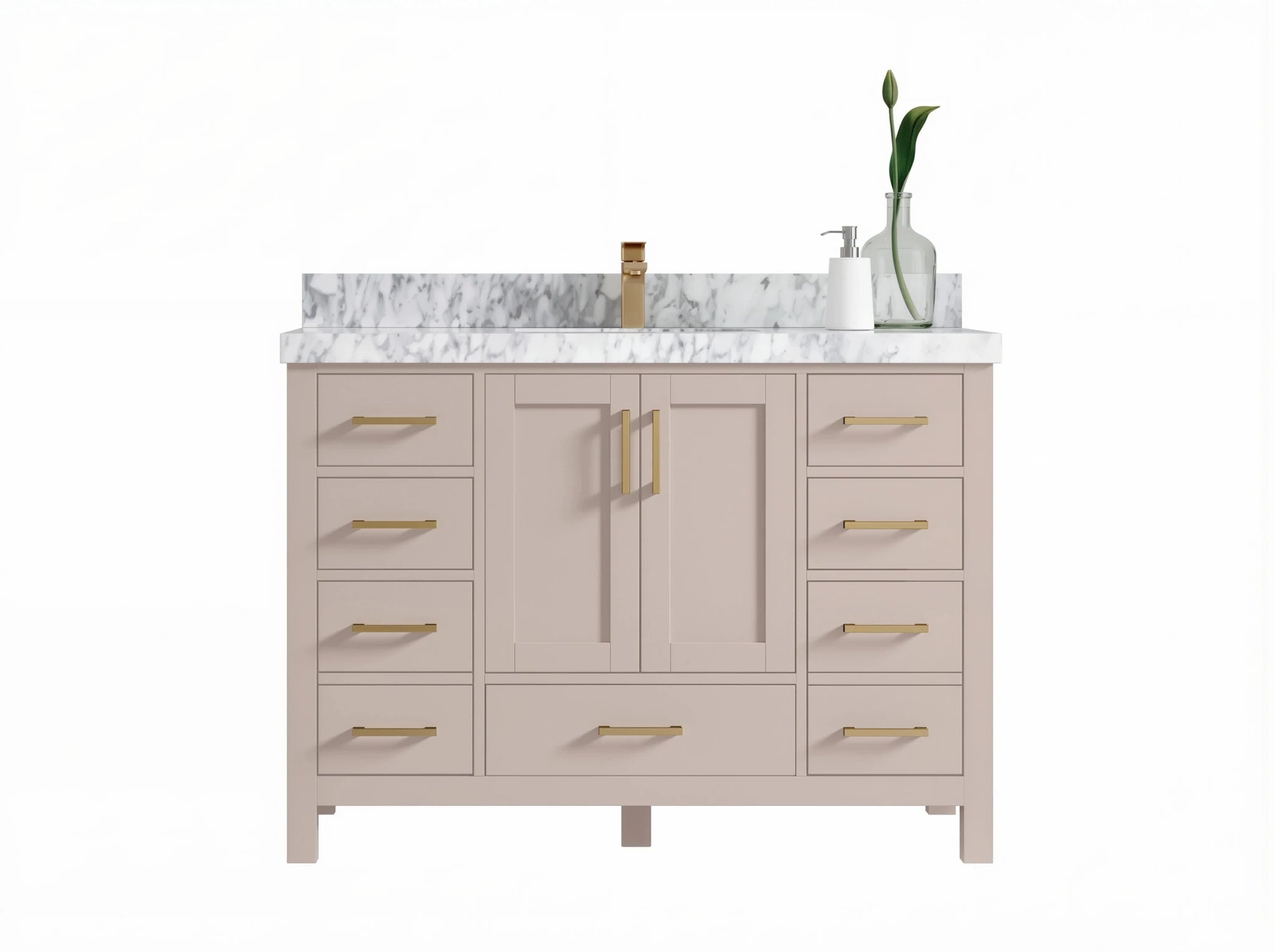 Malibu 48 in. W x 22 in. D Single Sink Bathroom Vanity - Willow Bath and Vanity