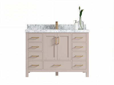 Malibu 48 in. W x 22 in. D Single Sink Bathroom Vanity - Willow Bath and Vanity